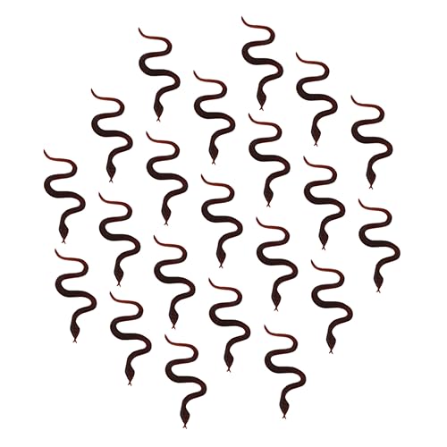 JOINPAYA 1 Satz 100 Stück braune Schlangendekore Halloween Halloween Toys Spiele lustig gruselige Halloween Dekoration Toys kreative Dekore Haushaltsdekorationen PVC Brown JOINPAYA 1 Satz 100 Stück braune Schlangendekore Halloween Halloween Toys Spiele lustig gruselige Halloween Dekoration Toys kreative Dekore Haushaltsdekorationen PVC Brown von JOINPAYA