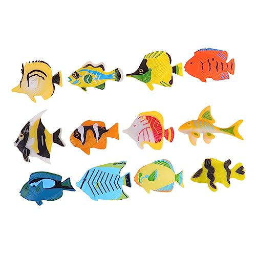 JOINPAYA 1 Satz 12 Stück realistisches Fischmodell interaktives kinderspielzeug Toys Toys Phantasievolles Toy for The Teachers simuliertes Fischspielzeug JOINPAYA 1 Satz 12 Stück realistisches Fischmodell interaktives kinderspielzeug Toys Toys Phantasievolles Toy for The Teachers simuliertes Fischspielzeug von JOINPAYA