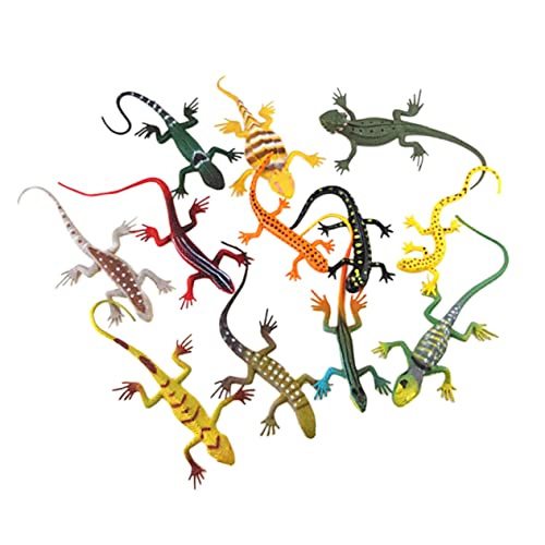 JOINPAYA Mini-eidechsen-Modell-Spielzeug 12 Stück Reptilien-eidechsen Für Jungen Und Mädchen Simulierte Reptilien Tierspielzeug von JOINPAYA