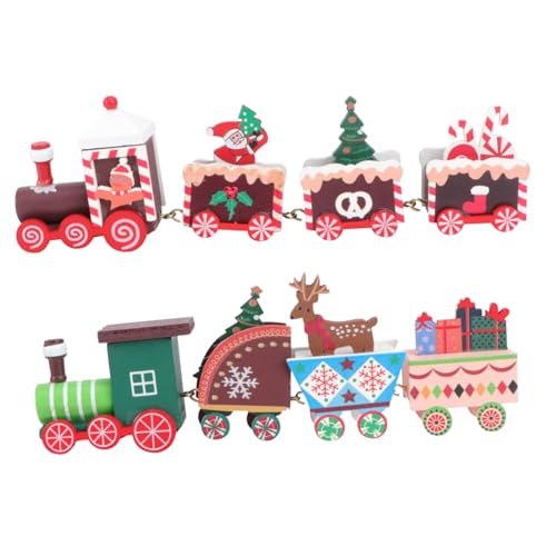JOINPAYA 1 Satz 2 Stück Züge Desktop-Ornamente Mini Urlaub Lokomotive Kinderweihnachtszug Dekoration Wunderland-Zug Schmuck Desktop-verzierung Trainieren Hölzern Colorful JOINPAYA 1 Satz 2 Stück Züge Desktop-Ornamente Mini Urlaub Lokomotive Kinderweihnachtszug Dekoration Wunderland-Zug Schmuck Desktop-verzierung Trainieren Hölzern Colorful von JOINPAYA