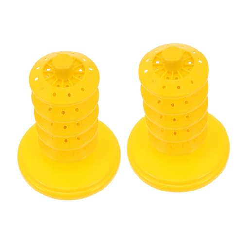 JOINPAYA 1 Satz 2 Stück steht Halteranzeige speichern Lollipop-Display-Baum am Stiel hochzeitsdeko hochzeit dekoration geburtstagdeko Lutscherhalter Süßigkeiten-Stand pp-Material Yellow von JOINPAYA