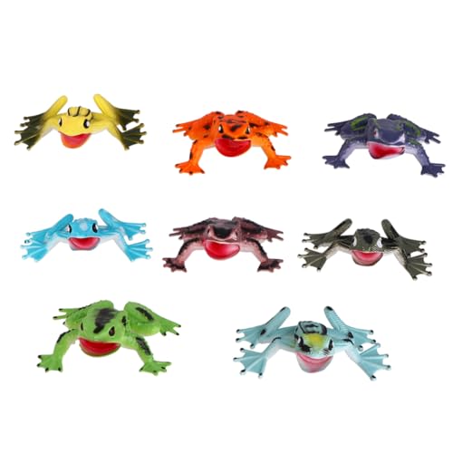 JOINPAYA 1 Satz 8 Stück künstlicher Frosch Funny Toys Fun Toy Educational Toys zabawki stymulujące rozwój Frösche Quietsche-Frosch JOINPAYA 1 Satz 8 Stück künstlicher Frosch Funny Toys Fun Toy Educational Toys zabawki stymulujące rozwój Frösche Quietsche-Frosch von JOINPAYA