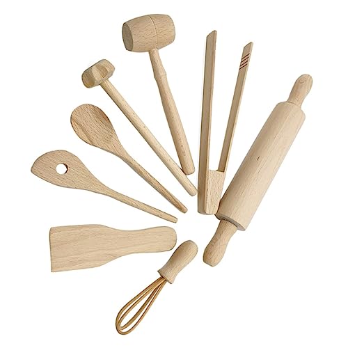 JOINPAYA 1 Satz 8St Küchenspielzeug für küchenutensilien kinderküche küchengeräte für Kitchen for holzspielzeug küche Geschirr Spachtel Spielhauszubehör Buche JOINPAYA 1 Satz 8St Küchenspielzeug für küchenutensilien kinderküche küchengeräte für Kitchen for holzspielzeug küche Geschirr Spachtel Spielhauszubehör Buche von JOINPAYA