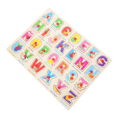 JOINPAYA 1 Satz Alphabet-Kratzbrett Holzspielzeug lustige passende spielzeuge Spanisches Holzpuzzle Alphabetbrett Holzpuzzle für Kleinkinder Puzzletafel Holzpuzzle Lernen Puzzle für JOINPAYA 1 Satz Alphabet-Kratzbrett Holzspielzeug lustige passende spielzeuge Spanisches Holzpuzzle Alphabetbrett Holzpuzzle für Kleinkinder Puzzletafel Holzpuzzle Lernen Puzzle für von JOINPAYA