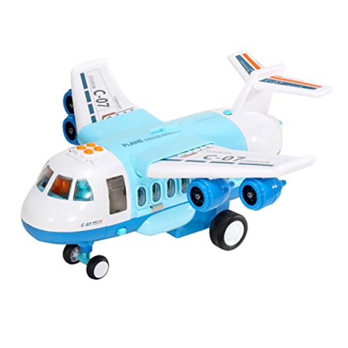 JOINPAYA 1 Satz Aufbewahrung von Passagier Flugzeug Modellen pädagogisches Intelligenz spielt Plastik Blue von JOINPAYA