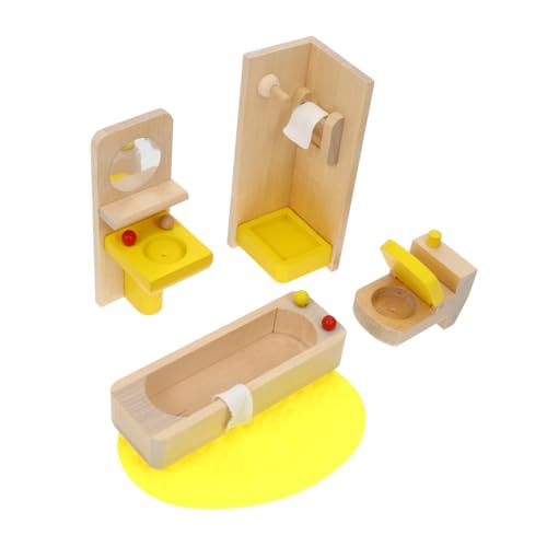 JOINPAYA 1 Satz Badezimmer Möbelset Realistische Badewanne und Zubehör für Puppenhaus Dekorative für Kreative Spielwelten und Foto Props JOINPAYA 1 Satz Badezimmer Möbelset Realistische Badewanne und Zubehör für Puppenhaus Dekorative für Kreative Spielwelten und Foto Props von JOINPAYA
