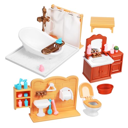 JOINPAYA 1 Satz Badezimmer-Unterstützungsmodell kleine badewanne puppenhaus Einrichtung möbel für das Badezimmer puppenhaus Miniaturen Zubehör Hausmöbel Mini-Duschraummodell Plastik JOINPAYA 1 Satz Badezimmer-Unterstützungsmodell kleine badewanne puppenhaus Einrichtung möbel für das Badezimmer puppenhaus Miniaturen Zubehör Hausmöbel Mini-Duschraummodell Plastik von JOINPAYA