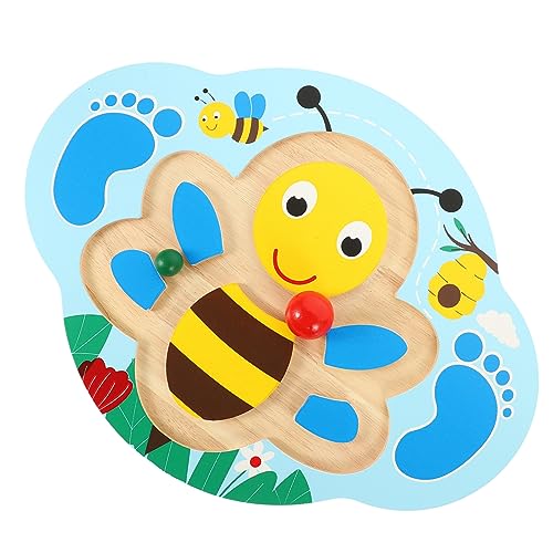 JOINPAYA Wackelbrett Balanceplatte Holz für Kleinkinder Sensorisches Trainingsspielzeug Gleichgewichtstraining Wippe für Kinder Spielzeug für Autisten Indoor Bewegungsspielzeug JOINPAYA Wackelbrett Balanceplatte Holz für Kleinkinder Sensorisches Trainingsspielzeug Gleichgewichtstraining Wippe für Kinder Spielzeug für Autisten Indoor Bewegungsspielzeug von JOINPAYA