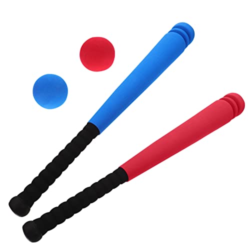 JOINPAYA 1 Satz Baseballschläger Aus Schwamm Kinderspielzeug 8 Ball Fangen Softball-handschuh -baseballschläger Wassersprinkler-baseballspielzeug Rot Verdicktes PVC-Rohr von JOINPAYA