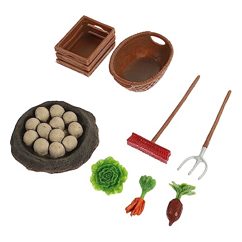 JOINPAYA 1 Satz Bauernszene Ornamente Sandtischmodelle Kinderspielzeug Bauerngemüsefiguren Landschaftsmodell Zum Thema Bauernhof Bauernhof-Foto-Requisiten Plastik JOINPAYA 1 Satz Bauernszene Ornamente Sandtischmodelle Kinderspielzeug Bauerngemüsefiguren Landschaftsmodell Zum Thema Bauernhof Bauernhof-Foto-Requisiten Plastik von JOINPAYA