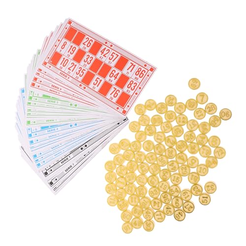 JOINPAYA 1 Satz Bingo Spiel für Schachbrett Holz JOINPAYA 1 Satz Bingo Spiel für Schachbrett Holz von JOINPAYA