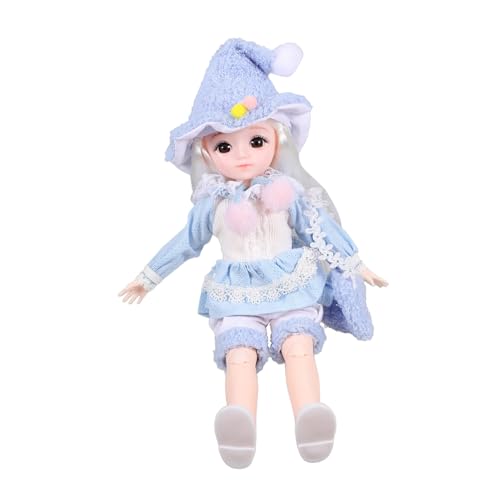 JOINPAYA 1 Satz Bjd-gelenkpuppe Puppenkleidung Babys Puppen Babypuppe Bjd-Puppe Lebendige Puppe Süße Puppe Sky-Blue Kunststoff von JOINPAYA
