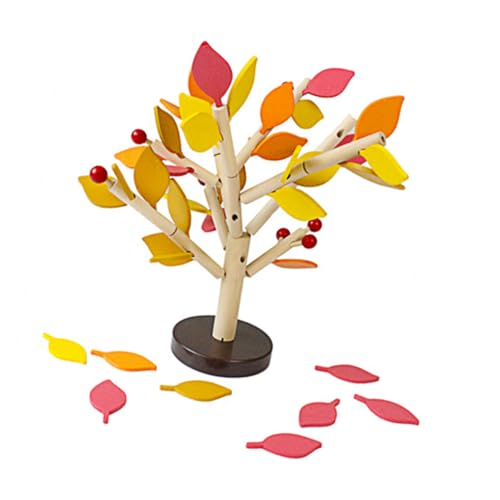 JOINPAYA 1 Set Aus Holz Zusammengesetztes Baumblock-Puzzle Zahlen- Und Farbsortierspielzeug Für Die Früherziehung Für Jungen Und Mädchen Die Zufällige Farben Lernen von JOINPAYA