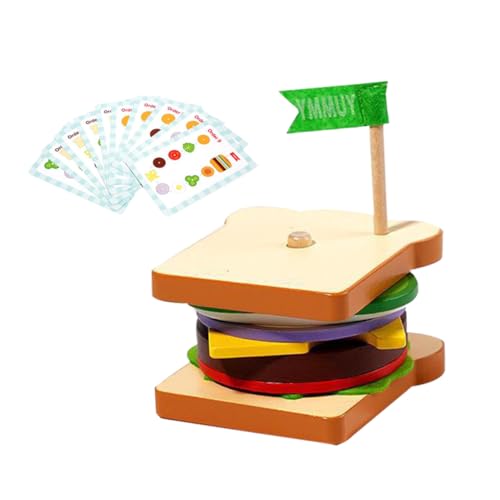 JOINPAYA 1 Satz Burger- Babyspielzeug Sandwich Stapelung Desktop- Für Lustige Kindergerichte Lebensmittelspielzeug Für Dekorative Stapelerkennung Holz JOINPAYA 1 Satz Burger- Babyspielzeug Sandwich Stapelung Desktop- Für Lustige Kindergerichte Lebensmittelspielzeug Für Dekorative Stapelerkennung Holz von JOINPAYA