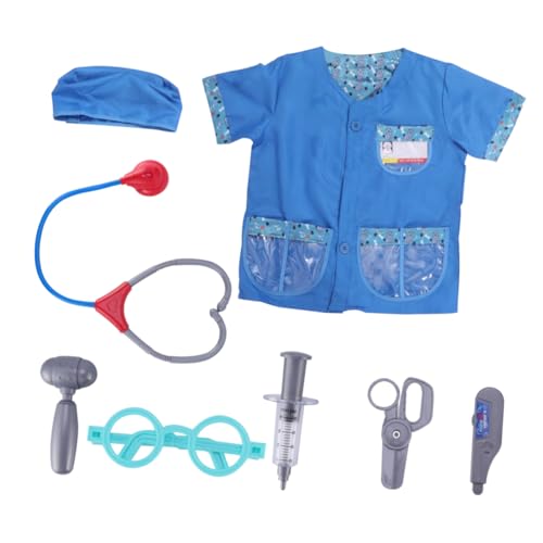 JOINPAYA 1 Satz Cosplay-kostüm Für Veterinärkostüme Für Rollenspielanzug Für Tierärztliche Kleidung Für Cosplay-anzug Für Blue Plastik JOINPAYA 1 Satz Cosplay-kostüm Für Veterinärkostüme Für Rollenspielanzug Für Tierärztliche Kleidung Für Cosplay-anzug Für Blue Plastik von JOINPAYA