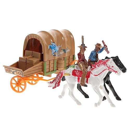 JOINPAYA 1 Satz Cowboy-Kultur-sammelspielzeug Charakterfigur Westen Western Wagen Kutschen Besonders Dekorationen Für Charaktermodelle Westliches Modell Simulationsschmuck Plastik JOINPAYA 1 Satz Cowboy-Kultur-sammelspielzeug Charakterfigur Westen Western Wagen Kutschen Besonders Dekorationen Für Charaktermodelle Westliches Modell Simulationsschmuck Plastik von JOINPAYA