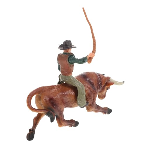 JOINPAYA Lebensechte Stierkampffigur Aus Kunstharz Western-bullenstatue Für Jungen Und Mädchen JOINPAYA Lebensechte Stierkampffigur Aus Kunstharz Western-bullenstatue Für Jungen Und Mädchen von JOINPAYA