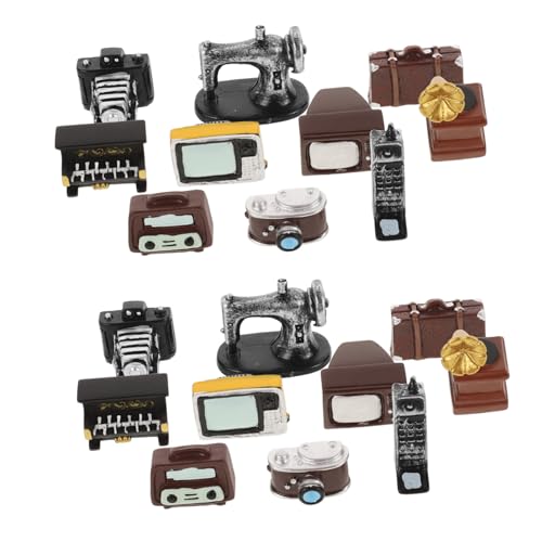 JOINPAYA 1 Satz DIY zubehör Miniature Furniture Miniature Home appliances Desktop doll Furniture Micro Landscape Decor Mini House Accessory dekorative Mini-Haushaltsgeräte Plastik von JOINPAYA