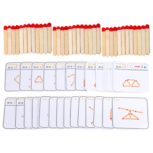 JOINPAYA 1 Satz Desktop- Puzzle rätselbuch holzspielsachen rätsel für Logikspielzeug für 4 jährige Puzzle für 3 jährige Rätsel für 3 jährige hölzern von JOINPAYA