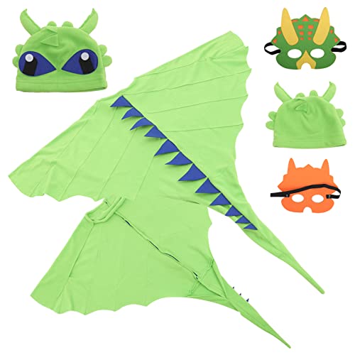 JOINPAYA 1satz Dinosaurier Kostümset Für Halloween Cosplay Outfit Mit Umhang Und Maske Kostüm Für Partys Rollenspiele Und Aufführungen Altersgerecht Für Jahre von JOINPAYA