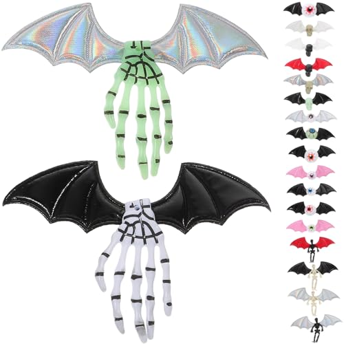 JOINPAYA 1 Satz Diy Fledermausflügel Bastelset für Halloween Teiliges für Kleidung Haarschmuck und Accessoires Einfache Anwendung Leicht und Langlebig für Partys Zufällige von JOINPAYA