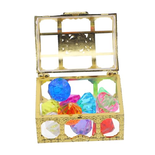 JOINPAYA 1 Satz Edelstein Für Schatzkiste Für Kinderspielzeug Piratenjuwelen in Taschen Gefälschte Edelsteine Gefälschter Edelstein Simulierte Edelsteine Acryl von JOINPAYA