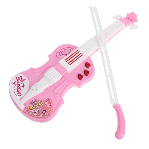 JOINPAYA 1 Satz Elektronisches Violine mit Licht Sound Interaktive Musikspielzeug für Kleinkinder Simulation für Frühe Musikausbildung Tragbar Benutzerfreundlich von JOINPAYA