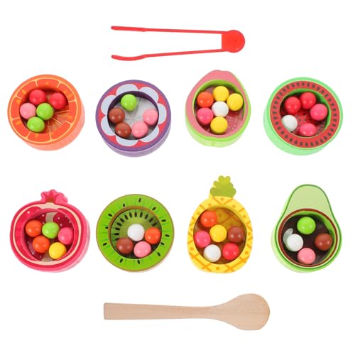 JOINPAYA 1 Satz Farbsortierspiel zur Farbklassifizierung Gyroskopspielzeug sortieren Farbanpassungsspiel Lernspiel Regenbogensortierspiel Buntes Holzspielzeug Kinderspiele hölzern von JOINPAYA