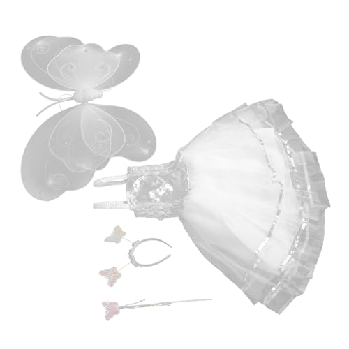 JOINPAYA Süßes Engelkostüm-Set Für Die Bühnenparty Engel-Outfit Für Jungen Und Mädchen Requisitenkleid Schmetterlingsflügel JOINPAYA Süßes Engelkostüm-Set Für Die Bühnenparty Engel-Outfit Für Jungen Und Mädchen Requisitenkleid Schmetterlingsflügel von JOINPAYA