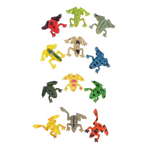 JOINPAYA 12stücke Miniatur Frosch Figuren Teiliges Deko Für Garten Terrarium Indoor Dekoration Geschenkidee Für Naturliebhaber von JOINPAYA