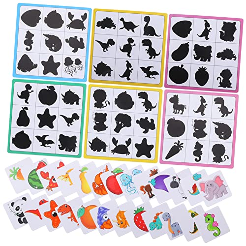 JOINPAYA 1 Satz Frühschulpuzzlespielzeug Holz passendes Schatten-Matching-Puzzle Puzzle- Puzzlespielzeugbausteine passende Blöcke hölzern Colorful JOINPAYA 1 Satz Frühschulpuzzlespielzeug Holz passendes Schatten-Matching-Puzzle Puzzle- Puzzlespielzeugbausteine passende Blöcke hölzern Colorful von JOINPAYA