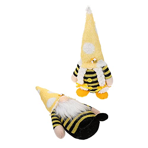 JOINPAYA 1 Satz GNOME Puppe Bienenfestival Dekoration Gesichtslose Für Hochzeiten Partys Und Frühlingsfeiern Langlebig 2 Stück von JOINPAYA