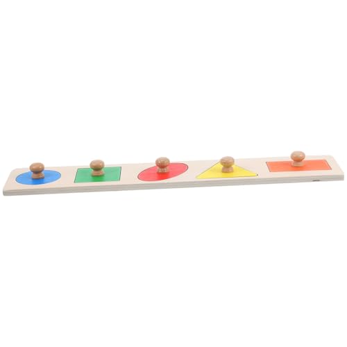 JOINPAYA Stapeln Sortierung Spielzeug Holz Form Knopf Puzzle Für Babys Frühe Bildung Puzzle Spielzeug von JOINPAYA