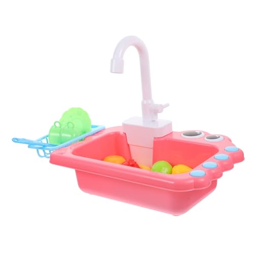 JOINPAYA 1 Satz Geschirrspülspielzeug für Kitchen Toys for kinderküche spülmaschine waschbecken Rollenspielküche für elektrische Spüle Rollenspiel Plastik Rosa von JOINPAYA