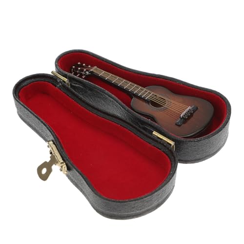 JOINPAYA 1 Satz Gitarrenmodell Mini-Gitarre Miniatur Gitarre mit klein Klassische Gitarre Classical Guitar Gitarrennachbildung Gitarrenfigur winzige Gitarre Plastik Coffee von JOINPAYA