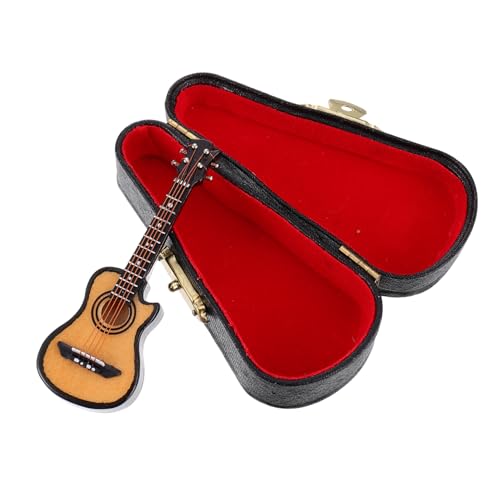 JOINPAYA 1 Satz Gitarrenmodellschmuck Miniatur mit gefälschte Gitarre Mini-Gitarrenspielzeug Gitarrendekor Mini-Ornamente Gitarre kleine Gitarre E-Gitarren- Holz JOINPAYA 1 Satz Gitarrenmodellschmuck Miniatur mit gefälschte Gitarre Mini-Gitarrenspielzeug Gitarrendekor Mini-Ornamente Gitarre kleine Gitarre E-Gitarren- Holz von JOINPAYA