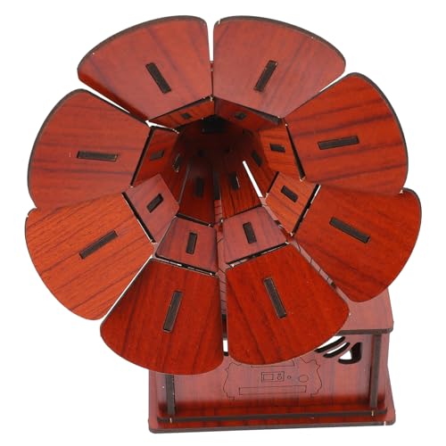 JOINPAYA 1 Satz Grammophon-Modell Ausbildung Bausätze Für Heimdekoration Zusammenbauen Kreatives Puzzle- Grammophon 3D-grammophonmodell Wohnkultur Brown Holz JOINPAYA 1 Satz Grammophon-Modell Ausbildung Bausätze Für Heimdekoration Zusammenbauen Kreatives Puzzle- Grammophon 3D-grammophonmodell Wohnkultur Brown Holz von JOINPAYA