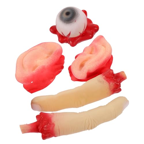 JOINPAYA 1 Satz Halloween Deko Täuschend Echte Körperteile für Gruselige Partys Simulation Menschlicher mit Augen und Fingern für Halloween Feiern und Schaurige Dekorationen JOINPAYA 1 Satz Halloween Deko Täuschend Echte Körperteile für Gruselige Partys Simulation Menschlicher mit Augen und Fingern für Halloween Feiern und Schaurige Dekorationen von JOINPAYA