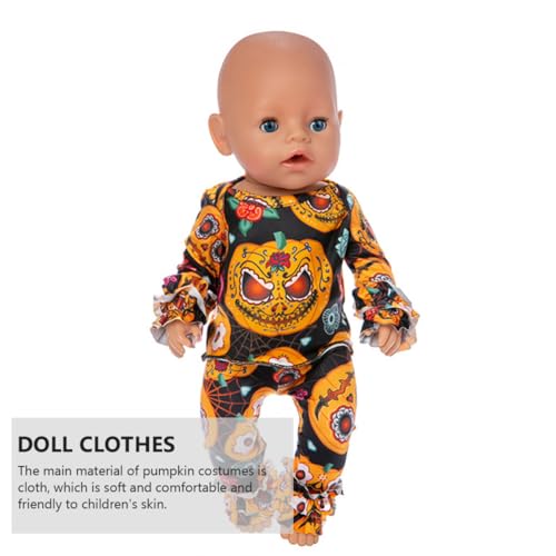 JOINPAYA 1 Satz Halloween-Puppenkleidung Puppe trägt Kleidung Puppe dekorative Kleidung Puppe Halloween-Kleidung amerikanische Puppen-Outfits Stoff Black JOINPAYA 1 Satz Halloween-Puppenkleidung Puppe trägt Kleidung Puppe dekorative Kleidung Puppe Halloween-Kleidung amerikanische Puppen-Outfits Stoff Black von JOINPAYA