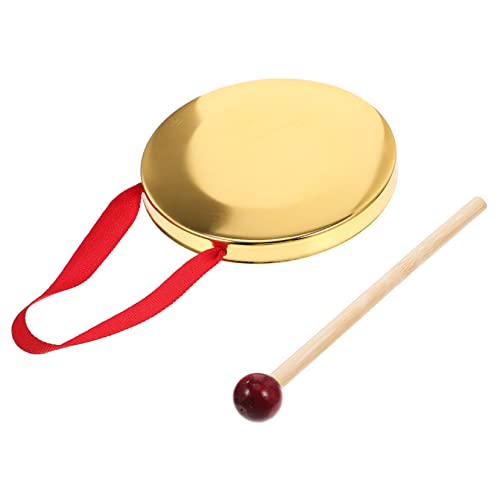 JOINPAYA 1 Satz Handheld Gong für Metallgong mit Holzschlägel Tragbares Percussion Instrument für Partys Meditation und Aktivitäten JOINPAYA 1 Satz Handheld Gong für Metallgong mit Holzschlägel Tragbares Percussion Instrument für Partys Meditation und Aktivitäten von JOINPAYA