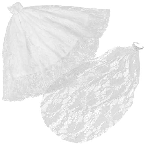 JOINPAYA Puppe Hochzeitskleid Schleier Brautjungfernkleid Set Puppe Verkleidung Für Mädchen 30cm von JOINPAYA