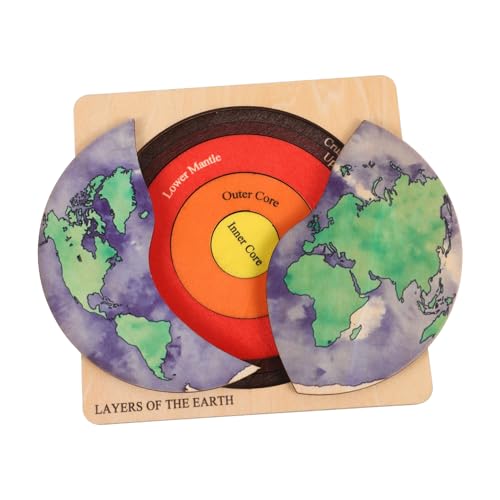JOINPAYA Pädagogisches Kinderpuzzle Erdschichtstruktur - 1 Set -Puzzle - Lernspielzeug Für Jungen von JOINPAYA