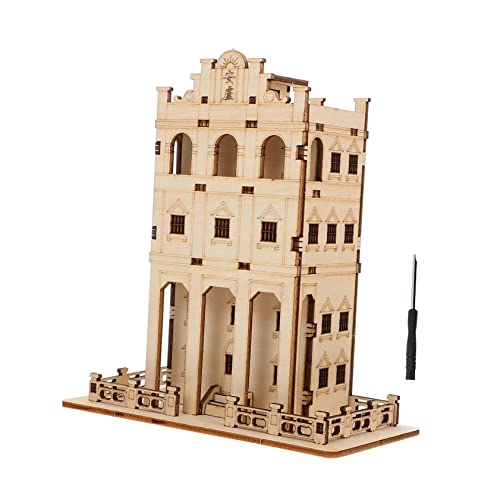 JOINPAYA 1 Satz Holzrätselmodell 3D-Puzzle Für Bastelspielzeug Zum Zusammenbauen 3D-rätsel Holzpuzzle Handwerk Zusammengebautes 3D-holzpuzzle- Hölzern Hellbraun JOINPAYA 1 Satz Holzrätselmodell 3D-Puzzle Für Bastelspielzeug Zum Zusammenbauen 3D-rätsel Holzpuzzle Handwerk Zusammengebautes 3D-holzpuzzle- Hölzern Hellbraun von JOINPAYA