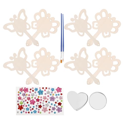 JOINPAYA Bastelspiegel Holz-handspiegel Mit Prinzessinnen- Malstifte Für Kinderprojekte JOINPAYA Bastelspiegel Holz-handspiegel Mit Prinzessinnen- Malstifte Für Kinderprojekte von JOINPAYA
