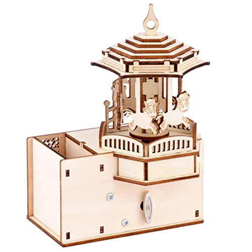 JOINPAYA 1 Satz Holzspielzeug bücherregal Dekoration für hühner spielzeuge für weihnachtspräsent 3D-Puzzle für kreatives hölzern von JOINPAYA