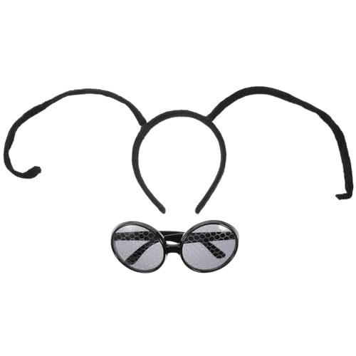 JOINPAYA Antennen-stirnband Und Brille Set Ameisen-haarband Kostüm Requisite Osterparty Zubehör Mädchen Haarreifen Party Kopfschmuck 1 Set Antennen-stirnband Zubehör JOINPAYA Antennen-stirnband Und Brille Set Ameisen-haarband Kostüm Requisite Osterparty Zubehör Mädchen Haarreifen Party Kopfschmuck 1 Set Antennen-stirnband Zubehör von JOINPAYA