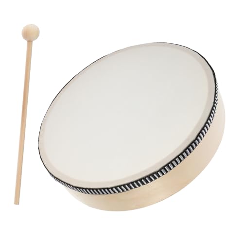 JOINPAYA 1 Satz Kinderspielzeug-Tamburin Schlüssel Instrument Für Kleinkindertrommel Handschlagspielzeug Kleinkind Percussion Schlagtrommel Handtrommel Mit Trommelstock Holz JOINPAYA 1 Satz Kinderspielzeug-Tamburin Schlüssel Instrument Für Kleinkindertrommel Handschlagspielzeug Kleinkind Percussion Schlagtrommel Handtrommel Mit Trommelstock Holz von JOINPAYA