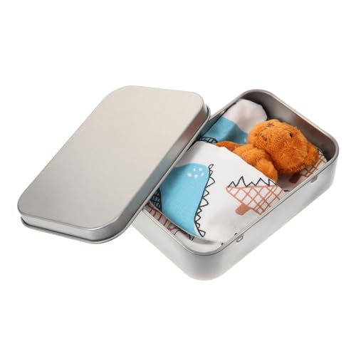 JOINPAYA 1 Satz Kleine Bärenbox Animal Figures kuschelbären The Souvenir pluscheltier dekoringe Toy taschentücher Bärenpuppe für Cartoon-Puppe Bärenanhänger Eisen von JOINPAYA