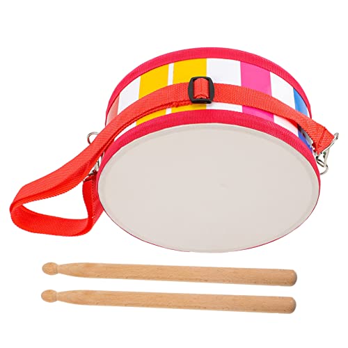 JOINPAYA 1 Satz Kleine Trommel Vorschulspielzeug Pädagogische Kindertrommel Percussion- Für Kleinkinder -Snare-Drum-kit Professionelle Snaredrum Schlingenstöcke Hölzern von JOINPAYA