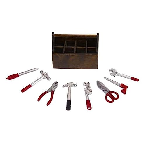 JOINPAYA Miniatur-Werkzeug-Set Maßstab 112 Mini- -Werkzeug-kit Puppenhaus- Leicht & von JOINPAYA